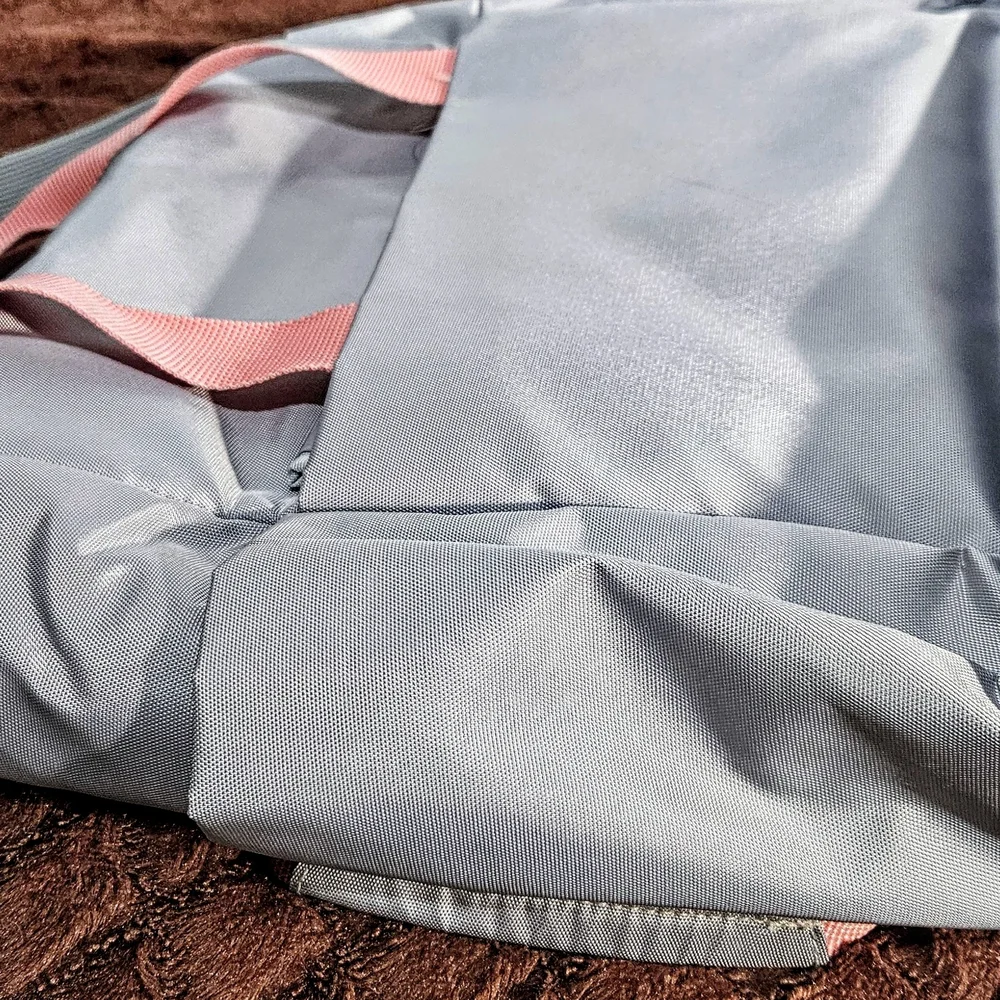 Skip Hop Gray and Pink Diaper Bag